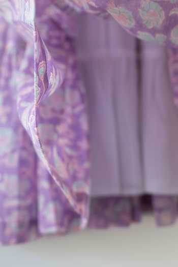 Love The World Today_Purple Cotton Fools Paradise Printed Dress _Online_at_Aza_Fashions