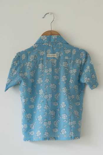 Buy_Love The World Today_Blue Cotton Boogie Shirt And Shorts Set _Online
