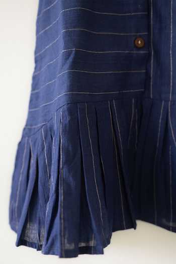 Shop_Love The World Today_Blue Cotton Pitter Patter Striped Dress 