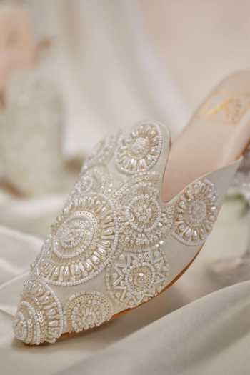 Shop_House of Vian_Cream Celine Embroidered Mules _Online_at_Aza_Fashions