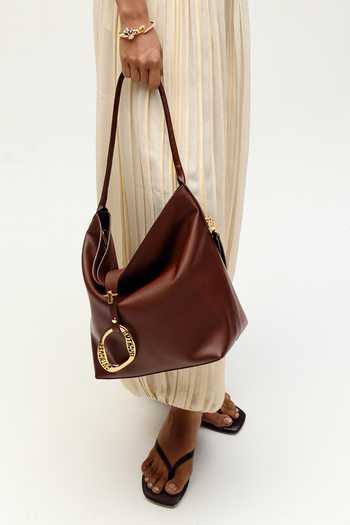 Outhouse_Brown Le Sac Mocha Bag _Online_at_Aza_Fashions