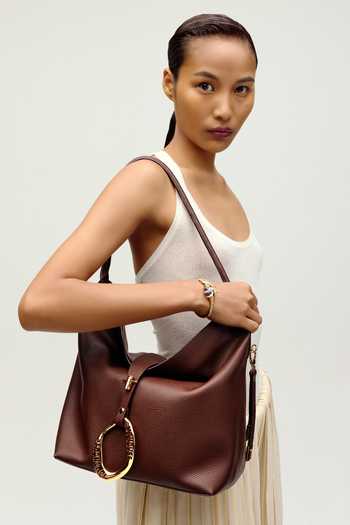 Buy_Outhouse_Brown Le Sac Mocha Bag _at_Aza_Fashions