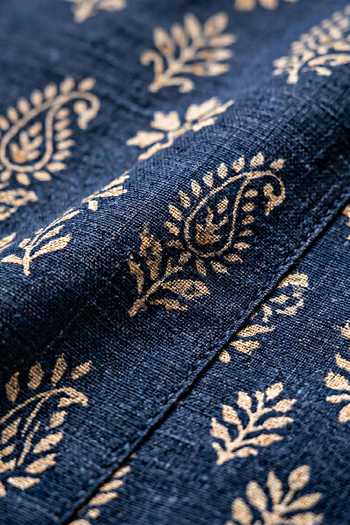 Shop_Prateek Munjal_Blue Cotton Kurta Pant Set _Online_at_Aza_Fashions