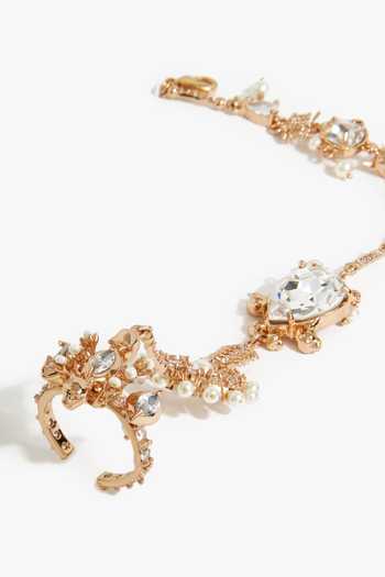 Buy_Outhouse_Rose Gold Crown Of Union Hand Harness Hathphool _Online_at_Aza_Fashions