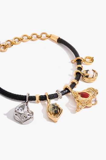 Shop_Outhouse_Black Corsair Amulet Bracelet _Online_at_Aza_Fashions