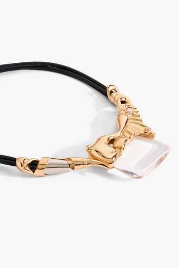 Shop_Outhouse_Black Totem Choker Neklace _at_Aza_Fashions