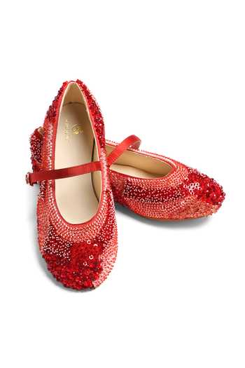 Buy_Shilpsutra_Red Ruby Cascade Embroidered Ballerinas _at_Aza_Fashions