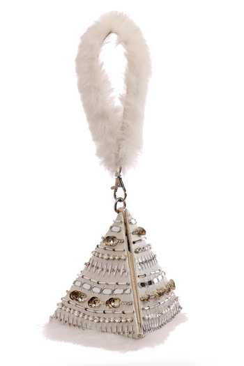 Shilpsutra_Ivory Frost Fur Bag _Online_at_Aza_Fashions