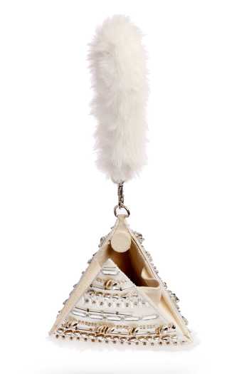 Shop_Shilpsutra_Ivory Frost Fur Bag _at_Aza_Fashions