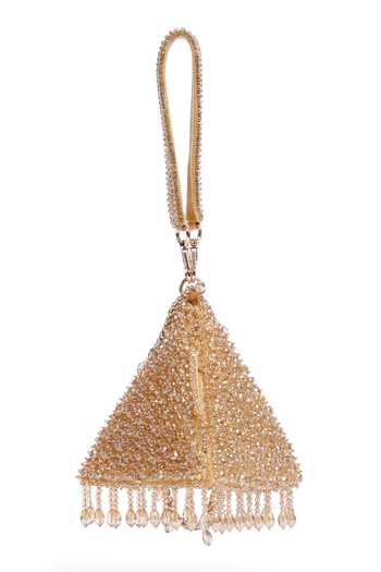 Shop_Shilpsutra_Gold Glided Amber Shikhara Bag _at_Aza_Fashions