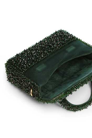 Buy_Shilpsutra_Emerald Green Malachite Box Satchel Bag _Online_at_Aza_Fashions