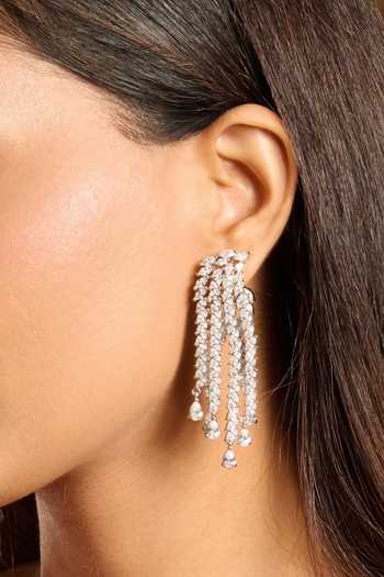 Buy_Mozaati_Silver Plated Antheia Earrings _at_Aza_Fashions