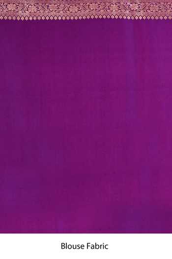 Vishwa By Pinki Sinha_Purple Silk Brocade Saree With Running Blouse _Online_at_Aza_Fashions