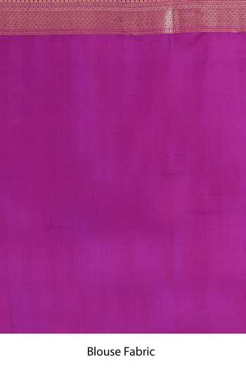 Vishwa By Pinki Sinha_Purple Silk Zari Woven Saree With Running Blouse _Online_at_Aza_Fashions