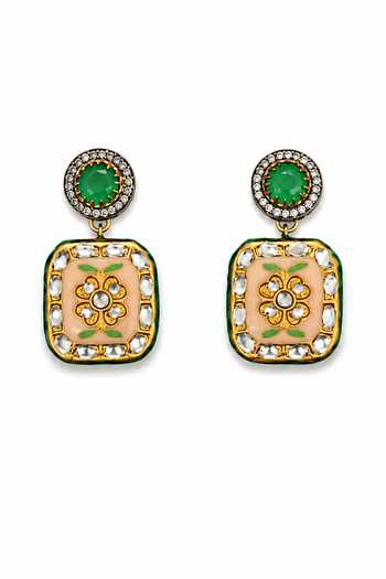 Buy_Tad Accessories_Multi Color Meenakari And Imitation Kundan Necklace _Online_at_Aza_Fashions