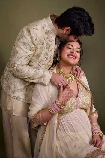 Gopi Vaid_Ivory Chanderi, Satin, Linen, Tussar Embroidery, Zari Dhir Bandhgala Jacket Set _Online