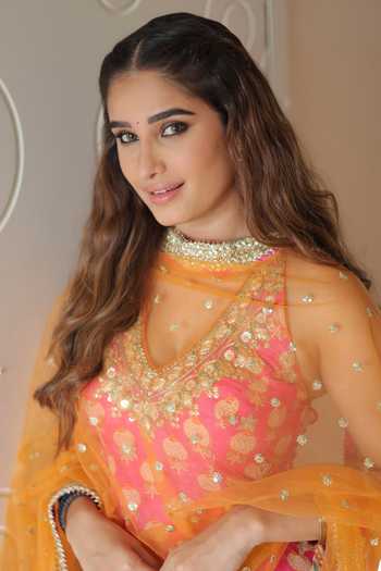 Buy_Gopi Vaid_Pink Silk, Cotton, Net V-neck, Yes Dwisha Printed Halter Tunic Sharara Set _Online_at_Aza_Fashions