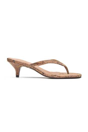 Dang Shoes_Beige Spark Python Kitten Heels _Online_at_Aza_Fashions