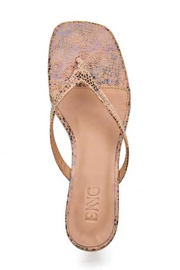 Shop_Dang Shoes_Beige Spark Python Kitten Heels _at_Aza_Fashions