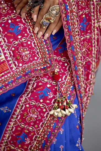 Buy_Torani_Blue Silk Niladri Sanvitha Saree 