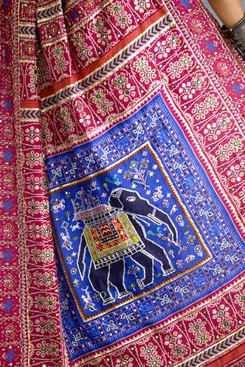 Shop_Torani_Blue Silk Niladri Sanvitha Saree 