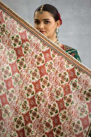 Buy_Torani_Multi Color Silk, Organza High Neck Trinaja Surkhi Pranshi Kurta Set 