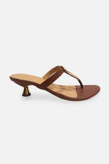 Heel Your Sole_Brown Taro Heels _Online_at_Aza_Fashions