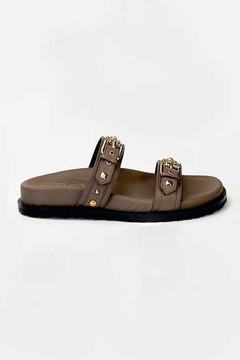 Heel Your Sole_Taupe Blaze Flats _Online_at_Aza_Fashions