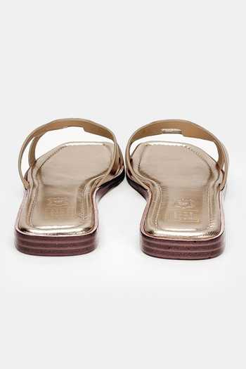 Heel Your Sole_Gold Zaza Metallic Flats _at_Aza_Fashions