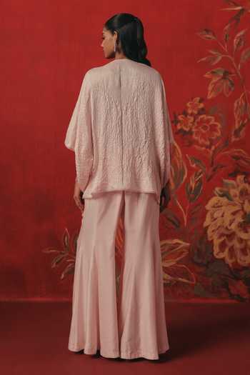Shop_Twenty Nine_Pink Twill Lemonade Bootcut Pant _at_Aza_Fashions