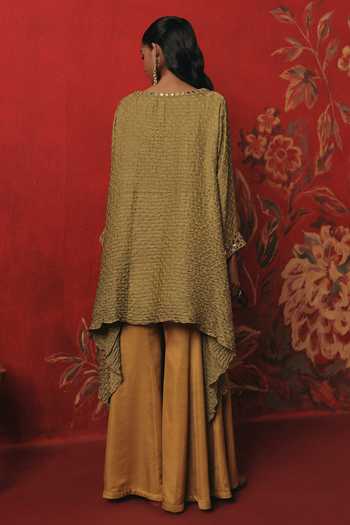 Shop_Twenty Nine_Yellow Twill Amber Haze Bootcut Pant _at_Aza_Fashions