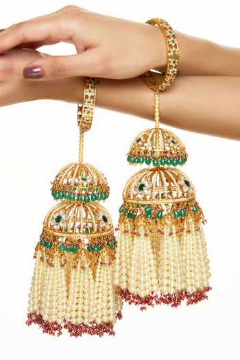 Buy_Raabta By Rahul_Multi Color Noor-e-nazaakat Pair Of Kaleeras _at_Aza_Fashions