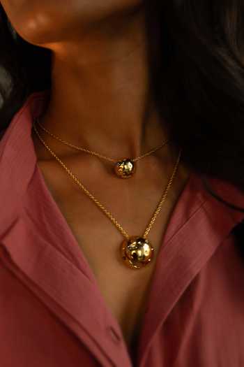 KEFI-CO_Gold Plated Pallas Moon Pendant Necklace _Online_at_Aza_Fashions