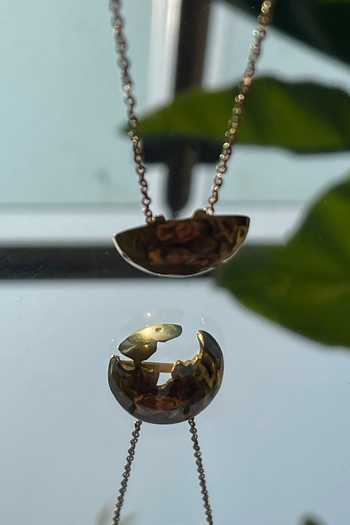 KEFI-CO_Gold Plated Pallas Moon Pendant Necklace _at_Aza_Fashions
