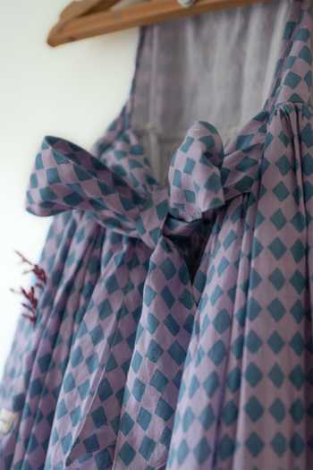 Shop_Love The World Today_Purple Cotton Saaz Geometric Print Dress 