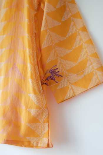 Buy_Love The World Today_Yellow Cotton Chandan Printed Kurta Set 