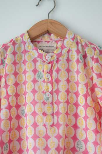Love The World Today_Multi Color Cotton Leela Printed Shirt Kurta Set _Online