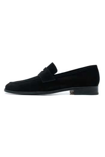 Buy_3dm Lifestyle_Black Soft Penny Loafers _Online_at_Aza_Fashions