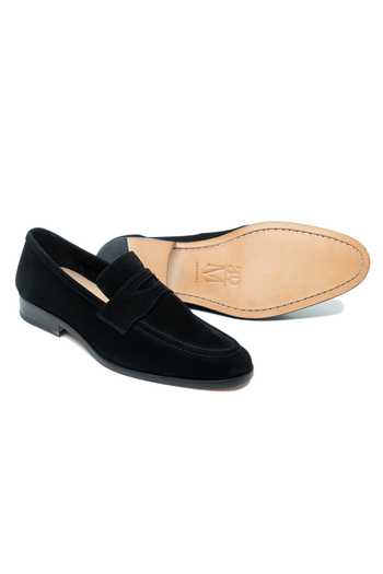 3dm Lifestyle_Black Soft Penny Loafers _at_Aza_Fashions