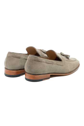 3dm Lifestyle_Beige Tassel Embellished Loafers _at_Aza_Fashions