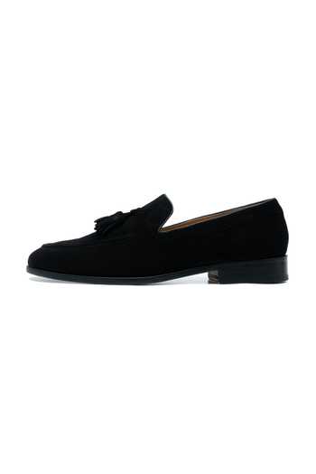 3dm Lifestyle_Black Tassel Leather Loafers _Online_at_Aza_Fashions