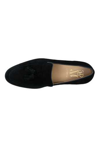 Shop_3dm Lifestyle_Black Tassel Leather Loafers _Online_at_Aza_Fashions