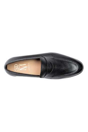 Shop_3dm Lifestyle_Black Soft Penny Loafers _Online_at_Aza_Fashions