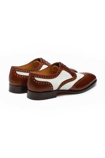 Buy_3dm Lifestyle_Multicolor Leather Spectator Wingtip Oxfords _Online_at_Aza_Fashions