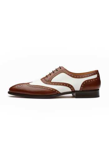 Shop_3dm Lifestyle_Multicolor Leather Spectator Wingtip Oxfords _Online_at_Aza_Fashions