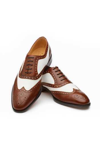Buy_3dm Lifestyle_Multicolor Leather Spectator Wingtip Oxfords _at_Aza_Fashions