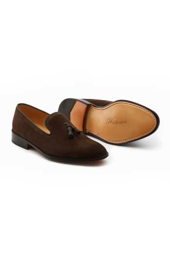 3dm Lifestyle_Brown Plain Tassel Loafers _at_Aza_Fashions