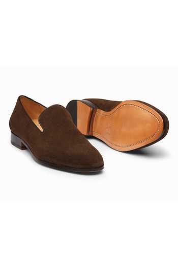Shop_3dm Lifestyle_Brown Venetian Slip On Loafers _Online_at_Aza_Fashions