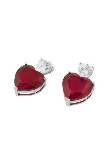 Isharya_Red Dor Ruby Botox Earrings _Online_at_Aza_Fashions