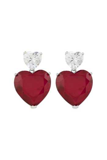 Shop_Isharya_Red Dor Ruby Botox Earrings _at_Aza_Fashions